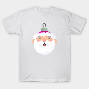 Cute Santa Claus Face T-Shirt